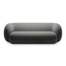 Kate 3-Sitzer Sofa mit Bezug aus Samt (Salvador 18) in Dunkelgrau, 213x99 cm – Bild 1