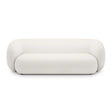 Kate 3-Sitzer Sofa mit Bezug aus Samt, Strukturstoff oder Boucle, 213x99 cm – Bild 1