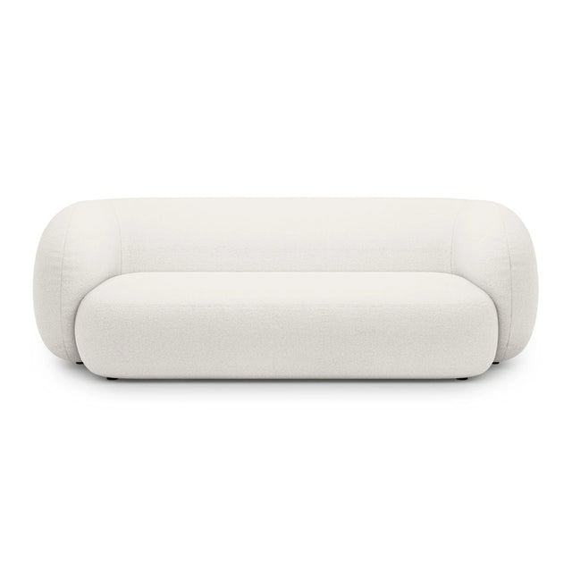 Kate 3-Sitzer Sofa mit Bezug aus Samt, Strukturstoff oder Boucle, 213x99 cm – Bild 1