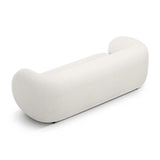 Kate 3-Sitzer Sofa mit Bezug aus Samt, Strukturstoff oder Boucle, 213x99 cm – Bild 3