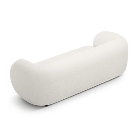 Kate 3-Sitzer Sofa mit Bezug aus Samt, Strukturstoff oder Boucle, 213x99 cm – Bild 3