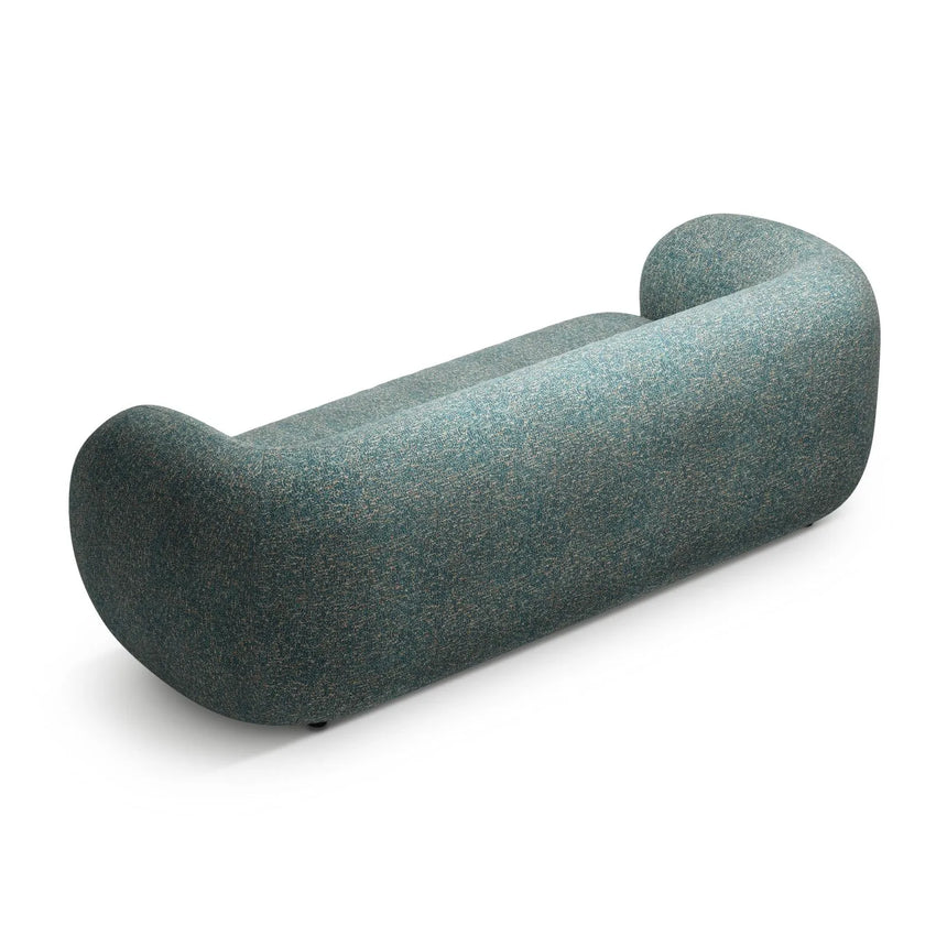 Kate 3-Sitzer Sofa mit Bezug aus Strukturierter Stoff (Puente 73) in Blaue melange, 213x99 cm – Bild 3