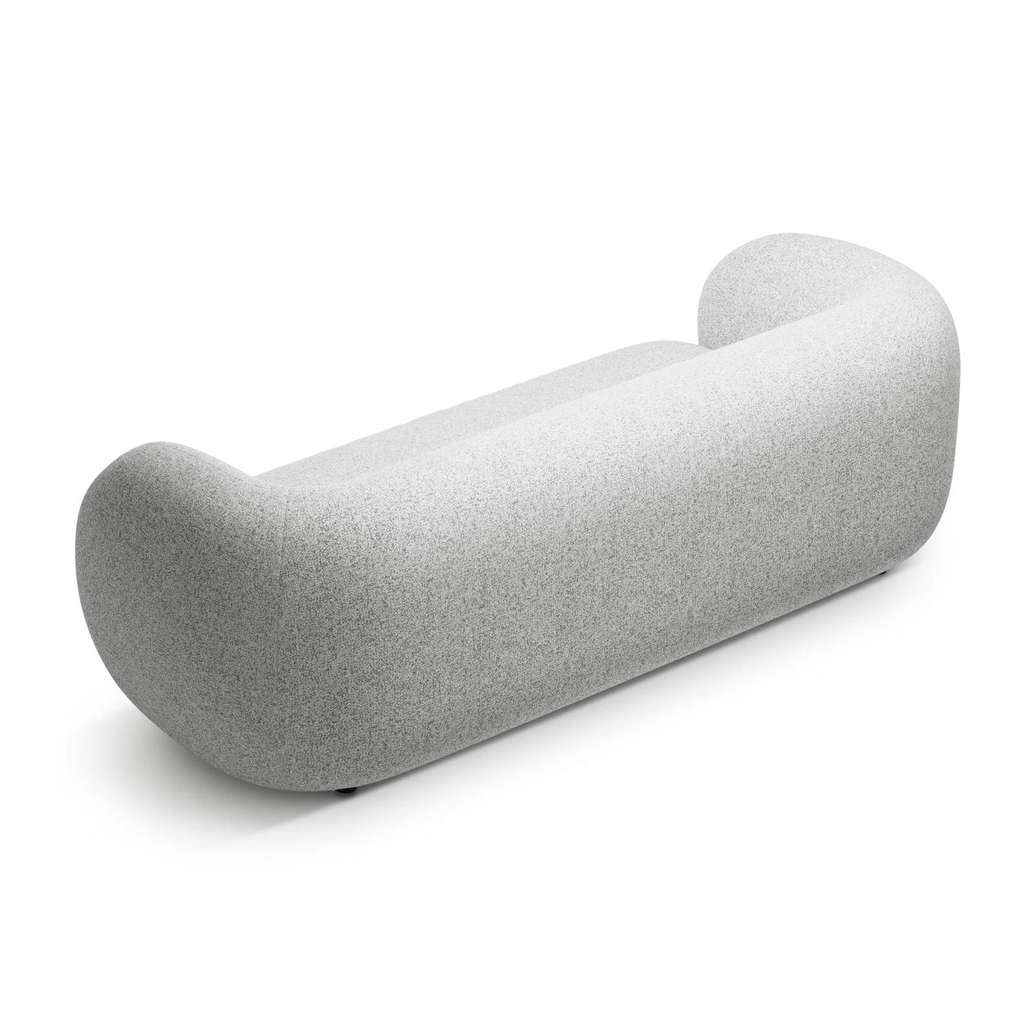Kate 3-Sitzer Sofa mit Bezug aus Strukturierter Stoff (Puente 80) in Hellgrau melange, 213x99 cm – Bild 3