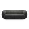 Kate 3-Sitzer Sofa mit Bezug aus Strukturierter Stoff (Puente 94) in Dunkelgrau melange, 213x99 cm – Bild 1