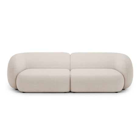 Kate 4-Sitzer Sofa mit Bezug aus Boucle (Baloo 2074) in Beige, 243x99 cm – Bild 1