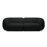 Kate 4-Sitzer Sofa mit Bezug aus Boucle (Baloo 2082) in Schwarz, 243x99 cm – Bild 1