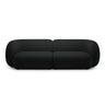 Kate 4-Sitzer Sofa mit Bezug aus Boucle (Baloo 2082) in Schwarz, 243x99 cm – Bild 1
