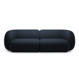 Kate 4-Sitzer Sofa mit Bezug aus Boucle (Baloo 2088) in Dunkelblau, 243x99 cm – Bild 1