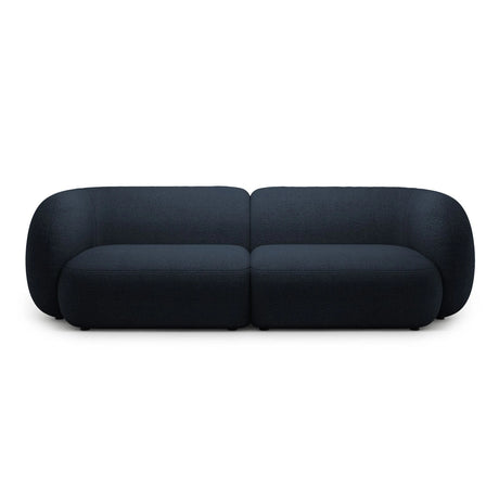 Kate 4-Sitzer Sofa mit Bezug aus Boucle (Baloo 2088) in Dunkelblau, 243x99 cm – Bild 1