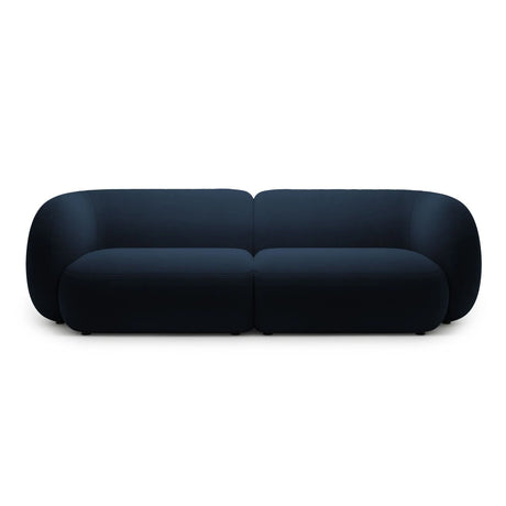 Kate 4-Sitzer Sofa mit Bezug aus Samt (Salvador 05) in Königsblau, 243x99 cm – Bild 1