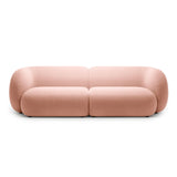Kate 4-Sitzer Sofa mit Bezug aus Samt (Salvador 11) in Rosa, 243x99 cm – Bild 1