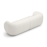 Kate 4-Sitzer Sofa mit Bezug aus Samt, Strukturstoff oder Boucle, 243x99 cm – Bild 3
