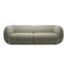 Kate 4-Sitzer Sofa mit Bezug aus Strukturierter Stoff (Puente 33) in Moss Green Melange, 243x99 cm – Bild 1