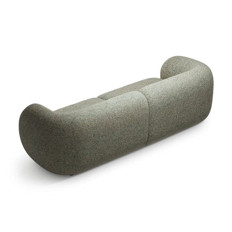 Kate 4-Sitzer Sofa mit Bezug aus Strukturierter Stoff (Puente 33) in Moss Green Melange, 243x99 cm – Bild 3