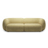 Kate 4-Sitzer Sofa mit Bezug aus Strukturierter Stoff (Puente 41) in Sonnenblume melange, 243x99 cm – Bild 1
