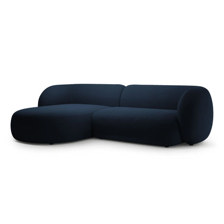 Kate Ecksofa Links mit Bezug aus Samt (Salvador 05) in Königsblau, 285x176 cm – Bild 2