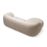 Kate Ecksofa Links mit Bezug aus Samt (Salvador 1) in Beige, 255x176 cm – Bild 3