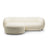 Kate Ecksofa Links mit Bezug aus Strukturierter Stoff (Puente 03) in Hellbeige melange, 255x176 cm – Bild 1