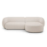 Kate Ecksofa Rechts mit Bezug aus Boucle (Baloo 2074) in Beige, 285x176 cm – Bild 1