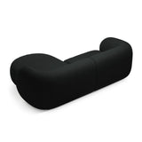 Kate Ecksofa Rechts mit Bezug aus Boucle (Baloo 2082) in Schwarz, 255x176 cm – Bild 3