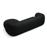 Kate Ecksofa Rechts mit Bezug aus Boucle (Baloo 2082) in Schwarz, 285x176 cm – Bild 3