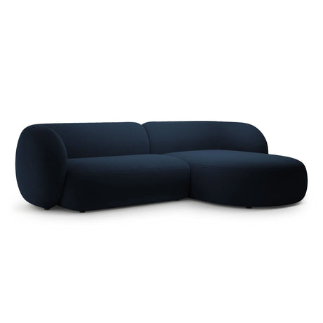 Kate Ecksofa Rechts mit Bezug aus Samt (Salvador 05) in Königsblau, 285x176 cm – Bild 2
