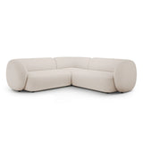 Kate Ecksofa symmetrisch aus Boucle (Baloo 2074) in Beige, 252x252 cm – Bild 1