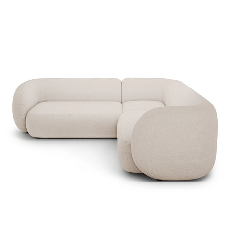 Kate Ecksofa symmetrisch aus Boucle (Baloo 2074) in Beige, 252x252 cm – Bild 2