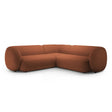 Kate Ecksofa symmetrisch aus Boucle (Baloo 2078) in Terrakotta, 252x252 cm – Bild 1