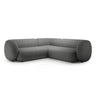 Kate Ecksofa symmetrisch aus Boucle (Baloo 2083) in Dunkelgrau, 252x252 cm – Bild 1