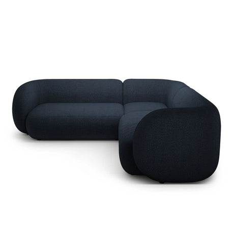 Kate Ecksofa symmetrisch aus Boucle (Baloo 2088) in Dunkelblau, 252x252 cm – Bild 2