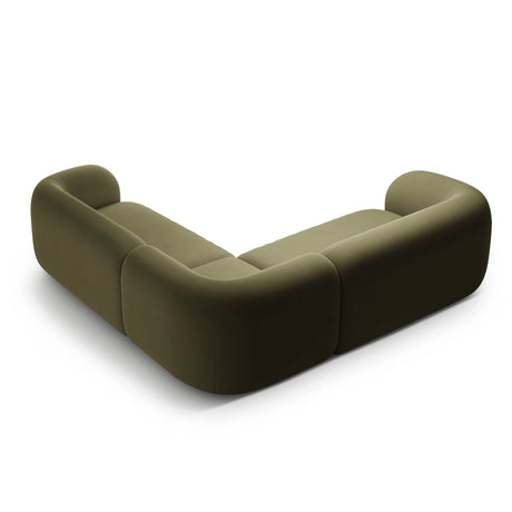 Kate Ecksofa symmetrisch aus Samt (Salvador 08) in Grün, 252x252 cm – Bild 3