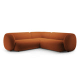 Kate Ecksofa symmetrisch aus Samt (Salvador 14) in Terrakotta, 252x252 cm – Bild 1