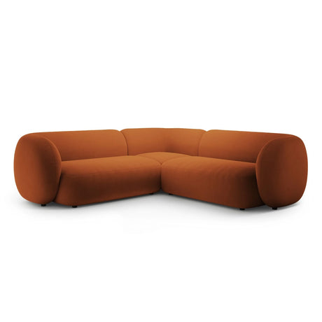 Kate Ecksofa symmetrisch aus Samt (Salvador 14) in Terrakotta, 252x252 cm – Bild 1
