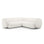 Kate Ecksofa symmetrisch aus Samt, Strukturstoff oder Boucle, 252x252 cm – Bild 1