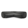 Kate Ecksofa symmetrisch aus Strukturierter Stoff (Puente 94) in Dunkelgrau melange, 252x252 cm – Bild 1