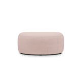 Kate Pouf mit Bezug aus Boucle (Baloo 2072) in Puderrosa, 99x60 cm – Bild 2