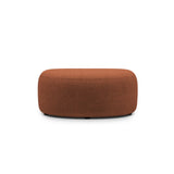 Kate Pouf mit Bezug aus Boucle (Baloo 2078) in Terrakotta, 99x60 cm – Bild 2