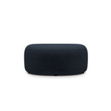 Kate Pouf mit Bezug aus Boucle (Baloo 2088) in Dunkelblau, 99x60 cm – Bild 2