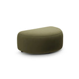 Kate Pouf mit Bezug aus Samt (Salvador 08) in Grün, 99x60 cm – Bild 1