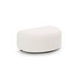 Kate Pouf mit Bezug aus Samt, Strukturstoff oder Boucle, 99x60 cm – Bild 1