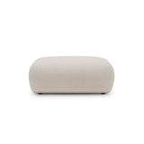 Kate Pouf rechteckig, mit Bezug aus Boucle (Baloo 2074) in Beige, 99x60 cm – Bild 1