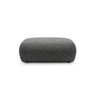 Kate Pouf rechteckig, mit Bezug aus Boucle (Baloo 2083) in Dunkelgrau, 99x60 cm – Bild 1