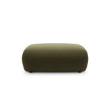 Kate Pouf rechteckig, mit Bezug aus Samt (Salvador 08) in Grün, 99x60 cm – Bild 1