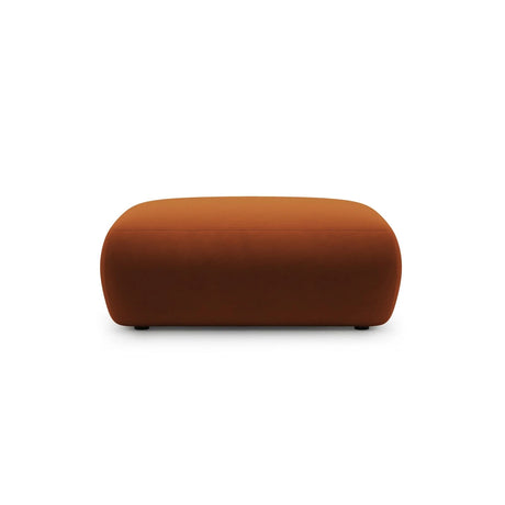 Kate Pouf rechteckig, mit Bezug aus Samt (Salvador 14) in Terrakotta, 99x60 cm – Bild 1