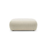Kate Pouf rechteckig, mit Bezug aus Strukturierter Stoff (Puente 03) in Hellbeige melange, 99x60 cm – Bild 1