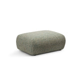 Kate Pouf rechteckig, mit Bezug aus Strukturierter Stoff (Puente 33) in Moss Green Melange, 99x60 cm – Bild 2