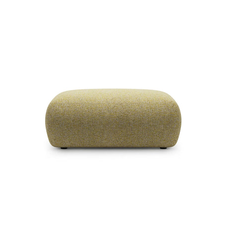 Kate Pouf rechteckig, mit Bezug aus Strukturierter Stoff (Puente 41) in Sonnenblume melange, 99x60 cm – Bild 1