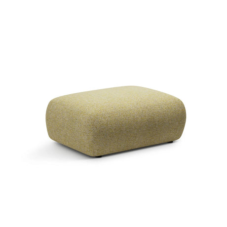 Kate Pouf rechteckig, mit Bezug aus Strukturierter Stoff (Puente 41) in Sonnenblume melange, 99x60 cm – Bild 2