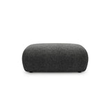 Kate Pouf rechteckig, mit Bezug aus Strukturierter Stoff (Puente 94) in Dunkelgrau melange, 99x60 cm – Bild 1